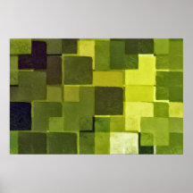 green squares poster