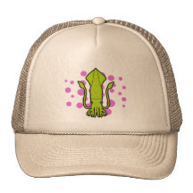 Green Squid Hats