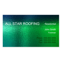 Green Stained Glass Business Card Template Generic