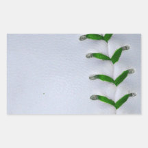 Green Stitches Baseball / Softball Sticker