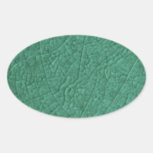 Green stone cracks sticker