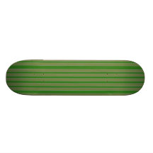 green striped pattern skate board