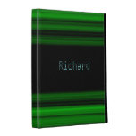 Green Stripes iPad Case Template