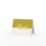 Green Stripes : : Modern Thank You Cards