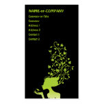 green sugar business card template
