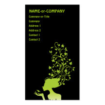 green sugar business card template