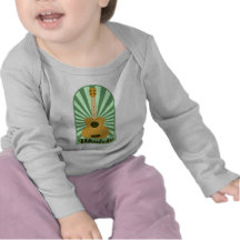 Green Sunburst Ukulele Tees
