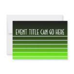 green swatch invitations