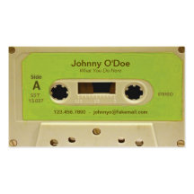 Green Tape Business Card Templates