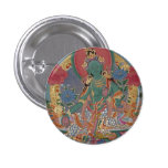 Green Tara Button