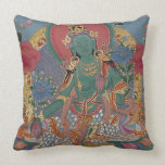 Green Tara Pillow