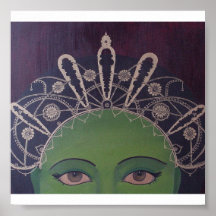 Green Tara Print