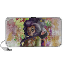 Green Tea Geisha Doodle Speaker
