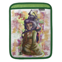 Green Tea Geisha iPad Sleeve