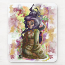 Green Tea Geisha Mousepad