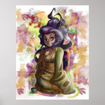 Green Tea Geisha Poster