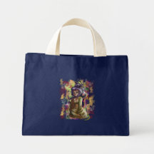 Green Tea Geisha Tiny Tote Tote Bags