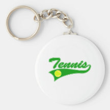 Green Tennis Key Chains