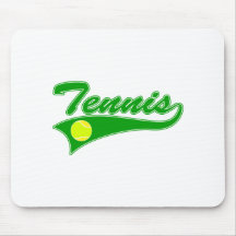 Green Tennis Mouse Pads