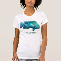 Green Texas Cichlid Petite T-Shirt