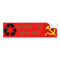 Green the new Red Bumper Stickers
