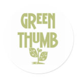 Green Thumb Sticker