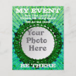 Green Tiedye Photo Event Flyers