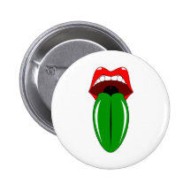 Green Tongue Pin