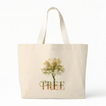 Green Tree Canvas Bags
