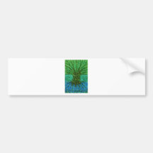 Green Tree Bumper Sticker