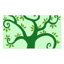 Green Tree Business Card Template
