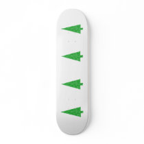 Green Tree. Christmas, Fir, Evergreen Tree. Skate Decks