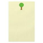 Green Tree. On cream background. Custom Flyer
