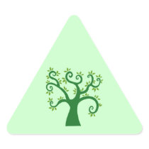 Green Tree Stickers