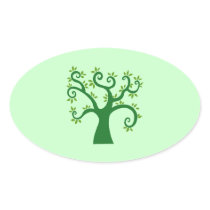 Green Tree Sticker