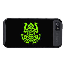 Green Tribal Frog Silhouette iPhone 5 Cover
