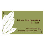 Green Tropical Paradise Business Card Template