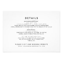 Green Typographic Modern Monogram Enclosure Card Invitation
