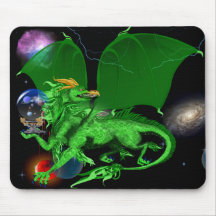 Green Universe Dragon_Mousepad