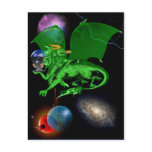 Green Universe Dragon Post Card