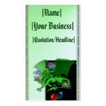 Green Universe Dragon profilecard_business_vert... Business Card Templates