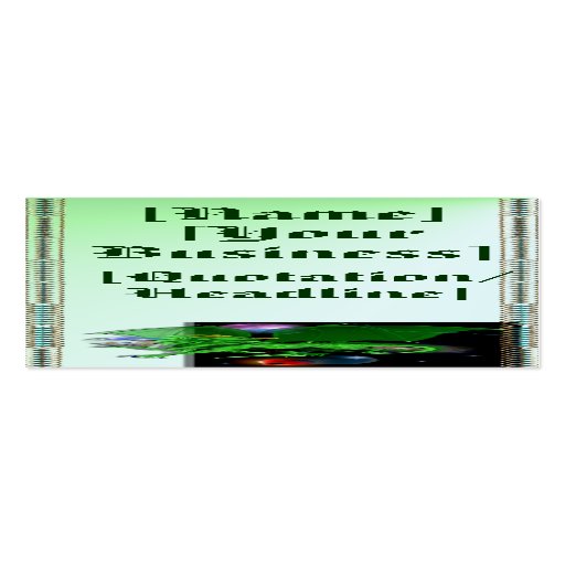 Green Universe Dragon profilecard_skinny_vertic... Business Card Template