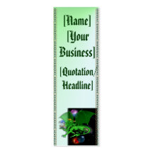 Green Universe Dragon profilecard_skinny_vertic... Business Card Template