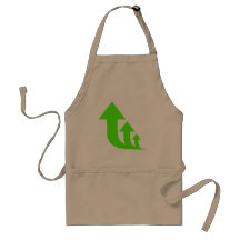 Green Up Arrows Apron