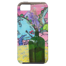 Green vase iPhone case