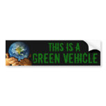 GREEN VEHICLE bumper stickers
