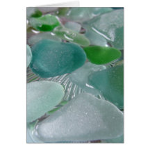 Green Vibrations Greeting Card