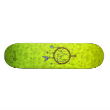 Green Voodoo Catcher cecart Skateboard Deck!