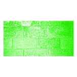 Green Wall. Digital Art. Personalized Photo Card