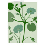 green water lily cards